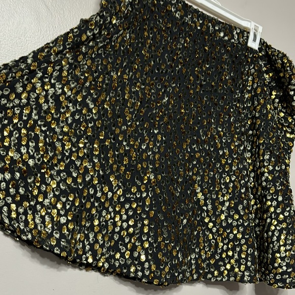 Fabulous ModCloth metallic skater skirt 2X - Picture 3 of 4